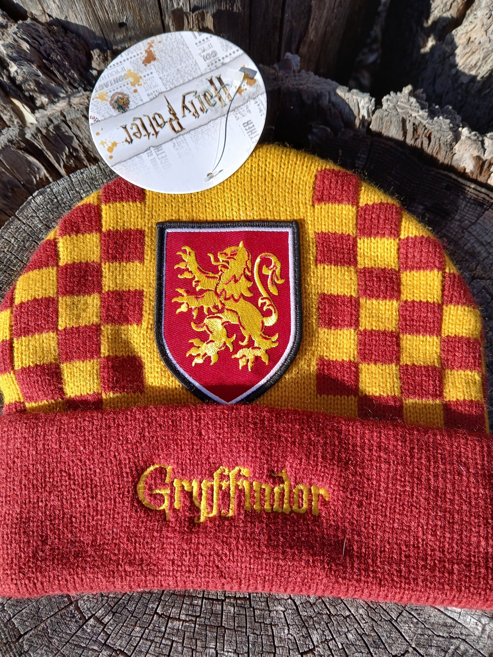 Harry Potter Gryffindor Pride Beanie Hat Cap Unisex New With Tags